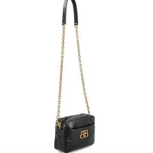 Balenciaga Monaco XS Leather Camera Crossbody Bag